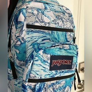 Jansport “Big Student” backpack in design water splash 🌊